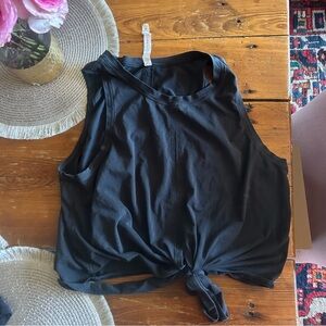 Lululemon Black Sleeveless Muscle Tee